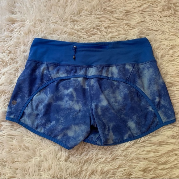Lululemon Speed Short Tidal Trip Pipe Dream Blue Pipe Dream Blue Tye Dye - Picture 3 of 13